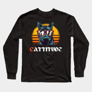 CATTITUDE Long Sleeve T-Shirt